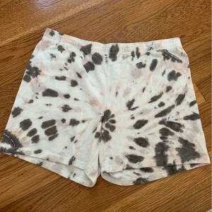 Monrow 100% Cotton Tie Dye Shorts Size Medium